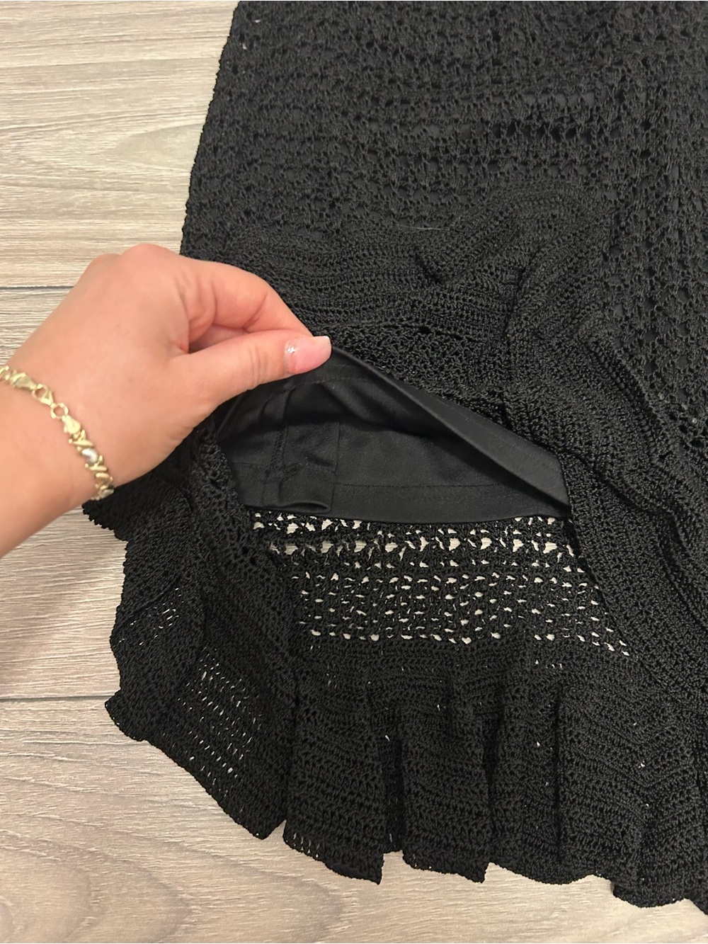 Black Halter Knit Midi Dress - Elegant Summer Dress - Picture 3 of 6